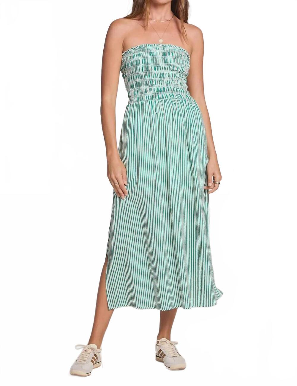 NEW SALTWATER LUXE ashlin midi dress in clover